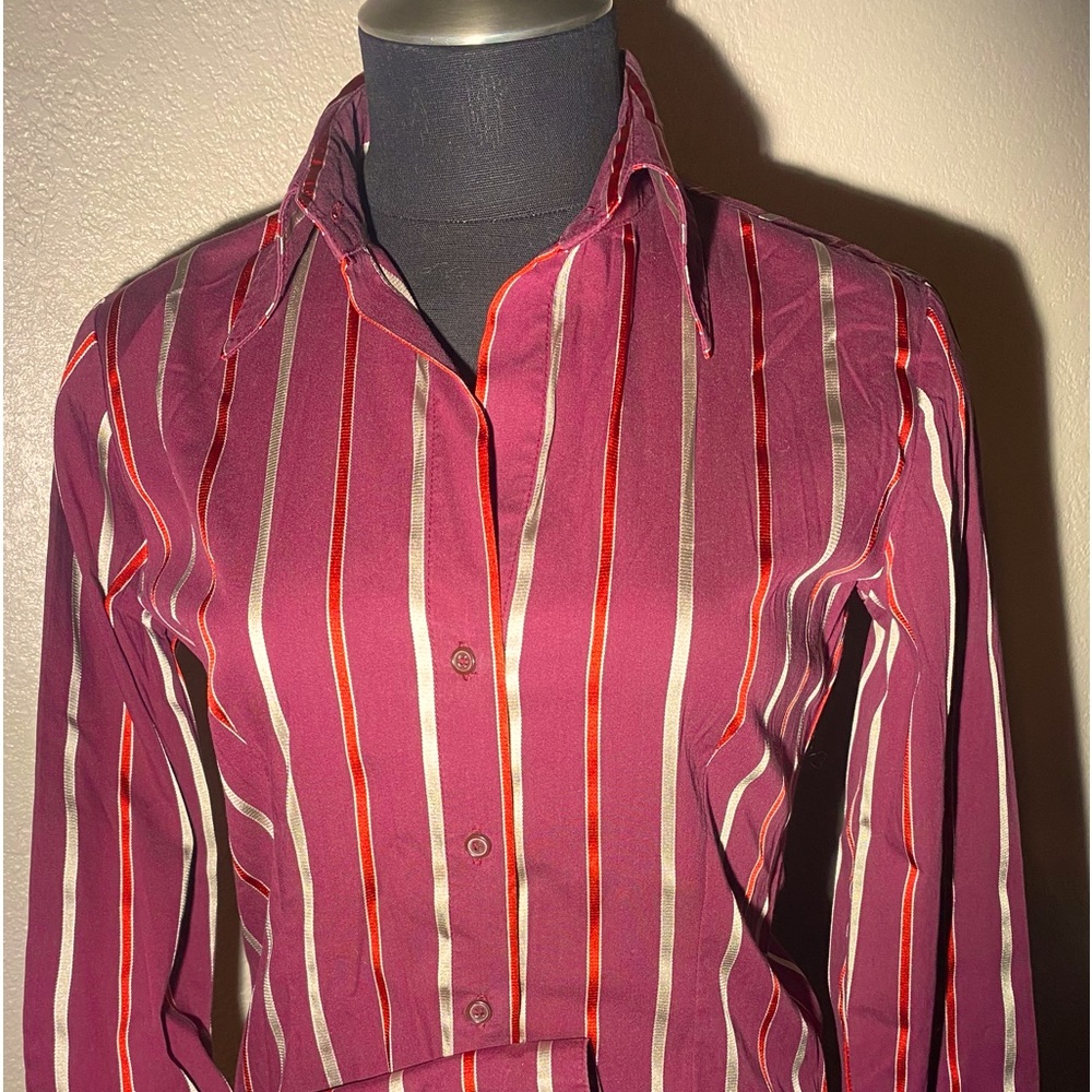 New York & Company L/S Fitted Shirt